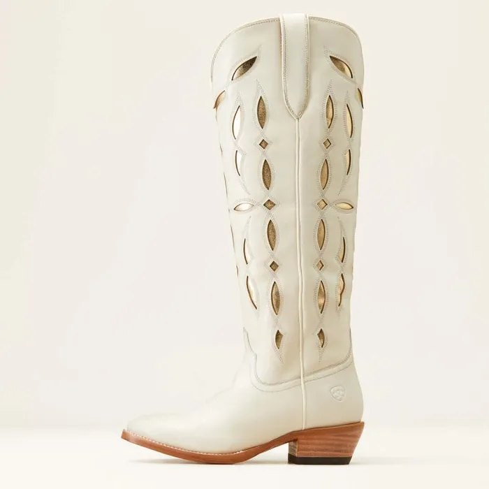 Women Western Boots Ariat Saylor StretchFit Western Boot Blanco Women Western Boots Ariat Saylor StretchFit Western Boot Blanco