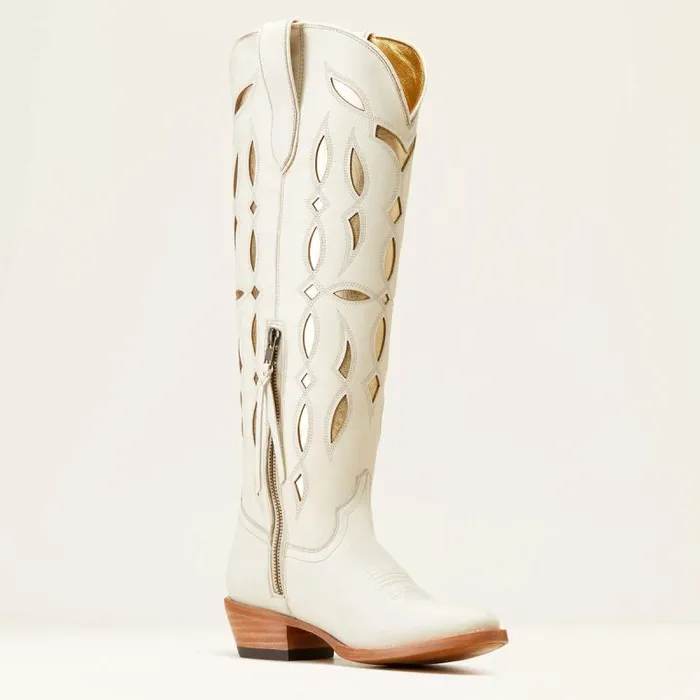 Women Western Boots Ariat Saylor StretchFit Western Boot Blanco Women Western Boots Ariat Saylor StretchFit Western Boot Blanco