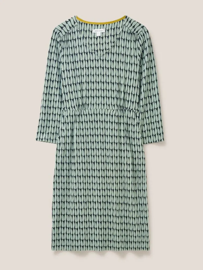 Women White Stuff Dresses Tallie Dress Green Multi Women White Stuff Dresses Tallie Dress Green Multi