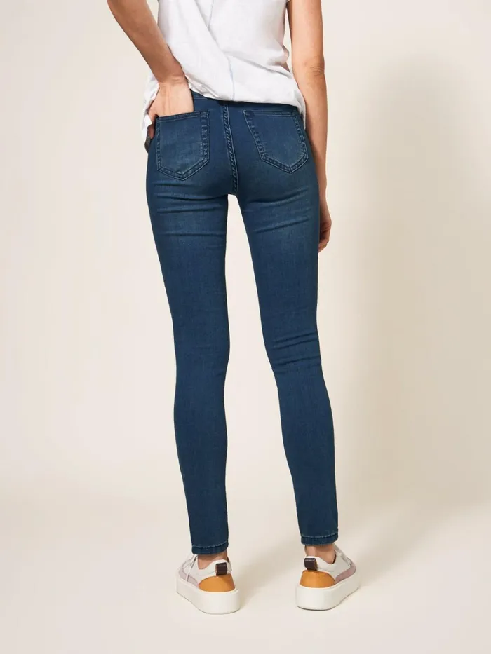 Women White Stuff Jeans And Jeggings Janey Jegging Mid Denim