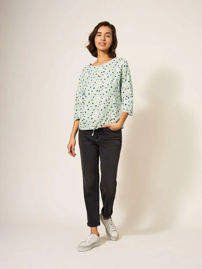 Women White Stuff Tops And Tshirts MADDIE MIX COTTON TOP Ivory Multi Women White Stuff Tops And Tshirts MADDIE MIX COTTON TOP Ivory Multi