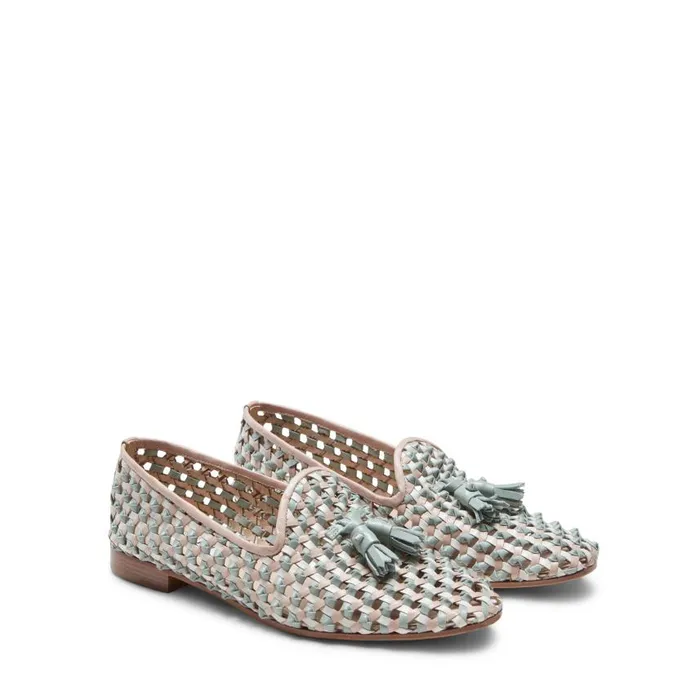 Women Woven Slipper Powder Pink Fratelli Rossetti Slip On