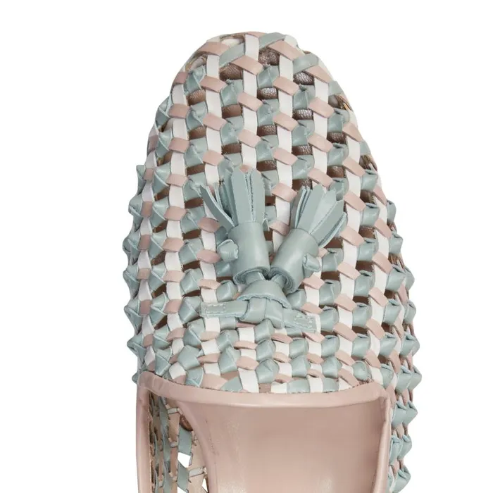 Women Woven Slipper Powder Pink Fratelli Rossetti Slip On