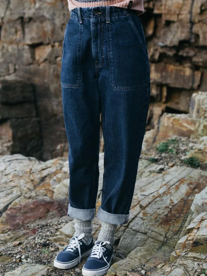 Women Yarrel Jean Dark Indigo Finisterre Trousers and Leggings