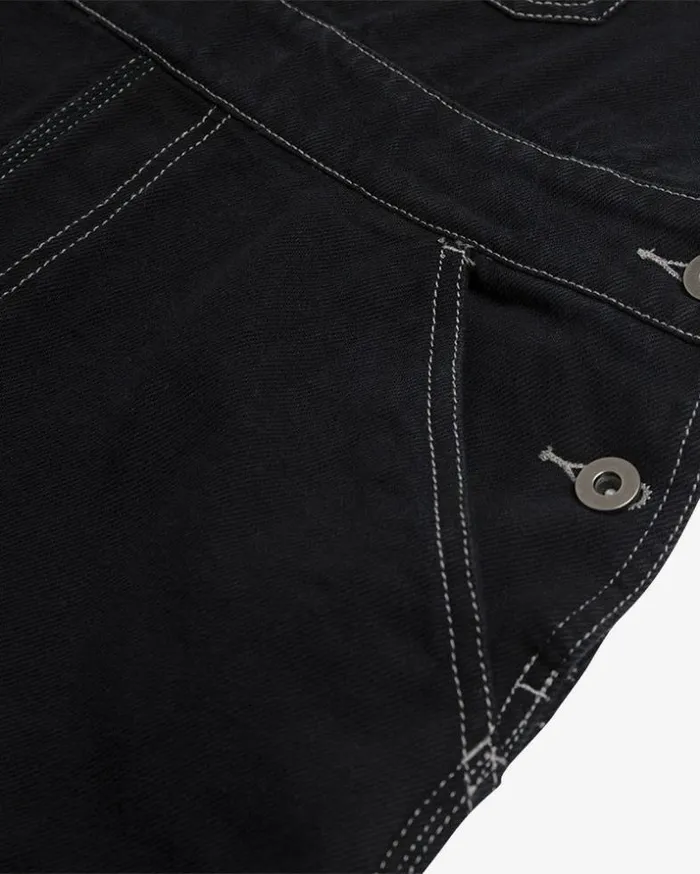 Womens Deus Ex Machina Dresses Overall Dress 8211 Black Black Womens Deus Ex Machina Dresses Overall Dress 8211 Black Black