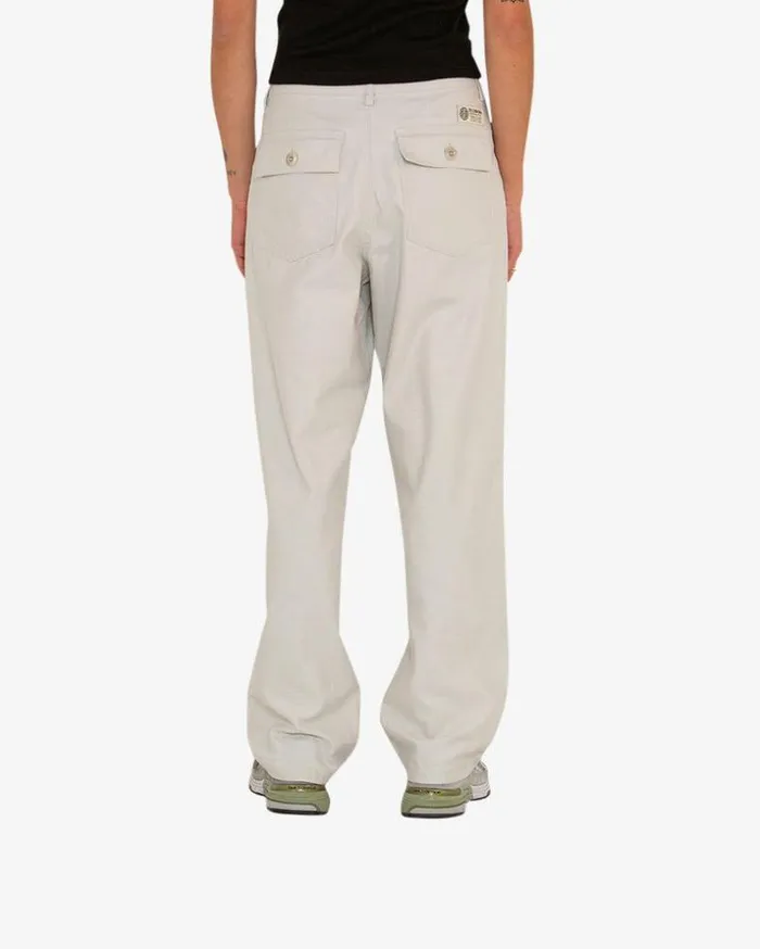 Womens Deus Ex Machina Pants Mona Fatigue Pant 8211 Dirty White Dirty White