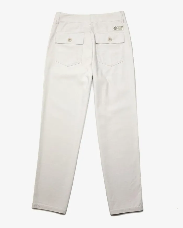 Womens Deus Ex Machina Pants Mona Fatigue Pant 8211 Dirty White Dirty White