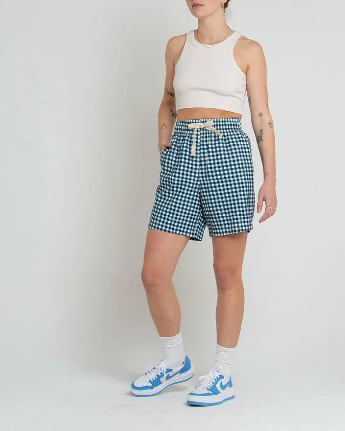 Womens Deus Ex Machina Shorts Natalie Short 8211 Opal Gingham Opal Gingham Womens Deus Ex Machina Shorts Natalie Short 8211 Opal Gingham Opal Gingham