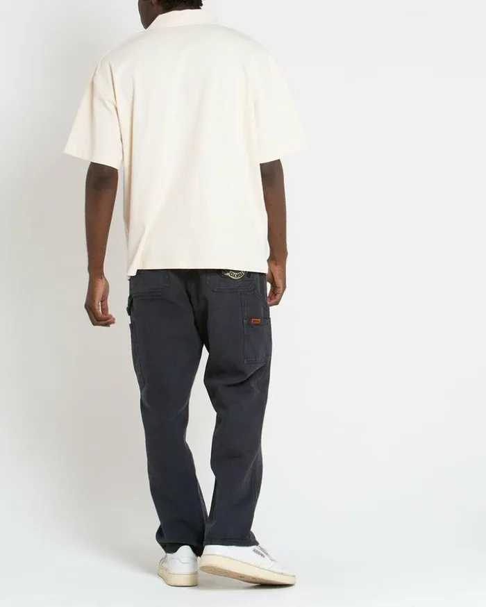 WomensMens Deus Ex Machina Gifting Stokes Records Polo 8211 Dirty White Dirty White WomensMens Deus Ex Machina Gifting Stokes Records Polo 8211 Dirty White Dirty White