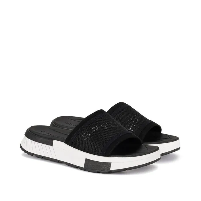 Womens Peninsula Black Spyder Sandals