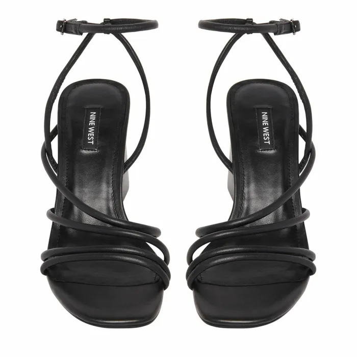 YEAP Black Women Nine West Sandals