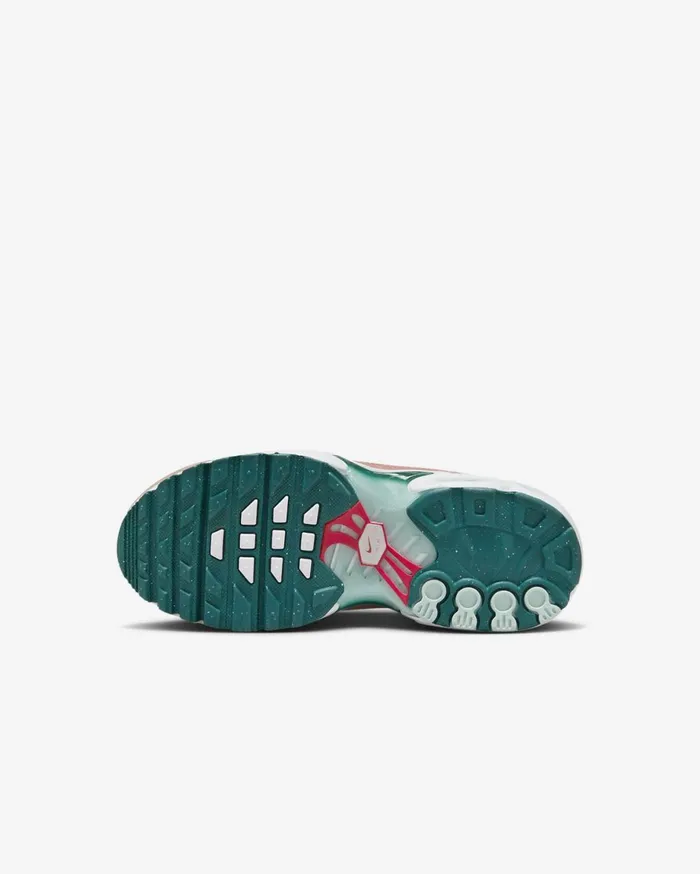 Younger Kids 3 8211 7 Years Kids Nike Air Max Plus Whitered Stardustjade Icesiren Red