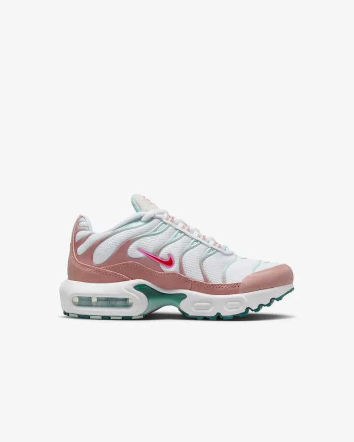 Younger Kids 3 8211 7 Years Kids Nike Air Max Plus Whitered Stardustjade Icesiren Red