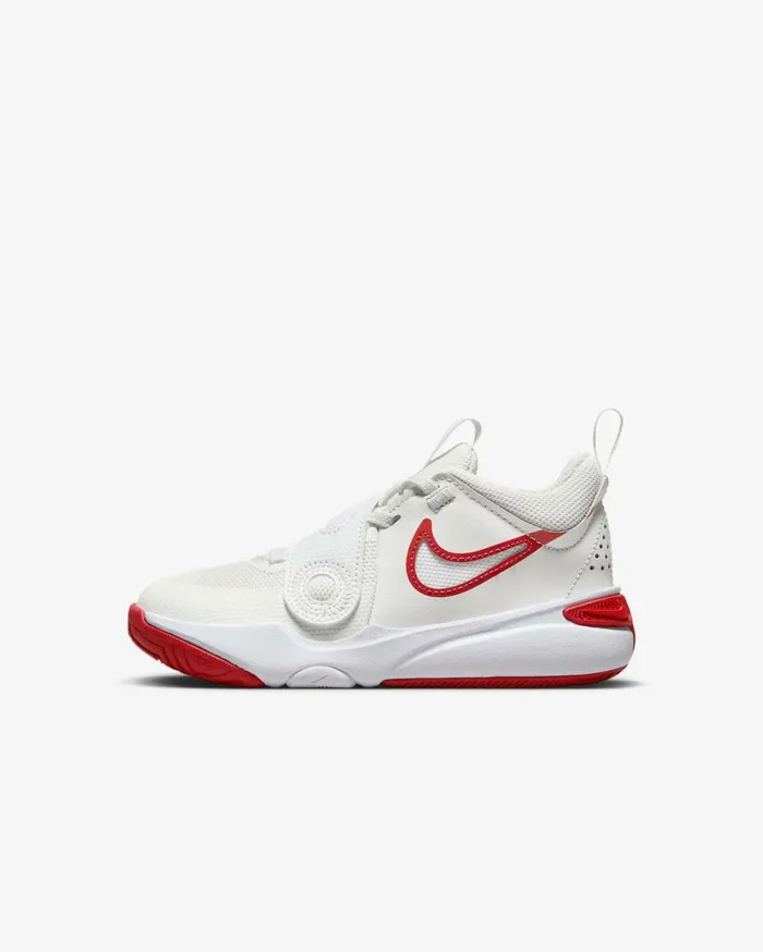 Younger Kids 3 8211 7 Years Kids Nike Team Hustle D 11 Summit Whitewhitetrack Red Younger Kids 3 8211 7 Years Kids Nike Team Hustle D 11 Summit Whitewhitetrack Red