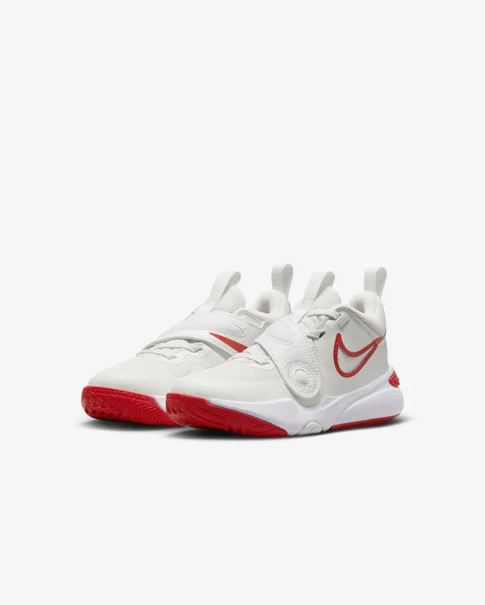 Younger Kids 3 8211 7 Years Kids Nike Team Hustle D 11 Summit Whitewhitetrack Red