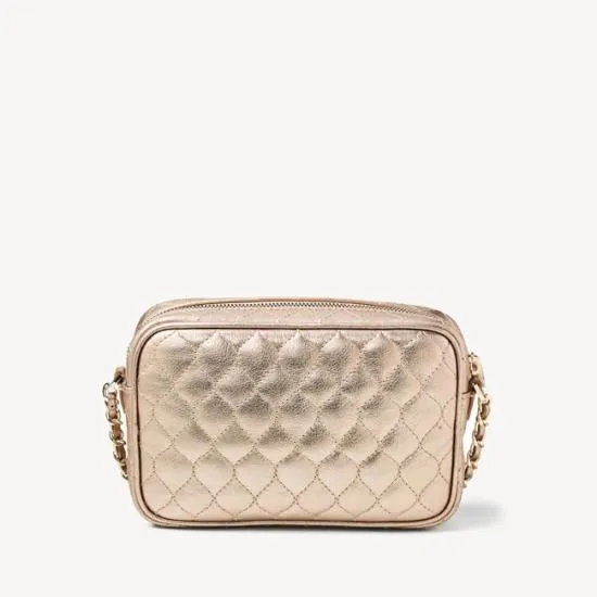 Zip Top Lottie Bag Old Gold Nappa Women Aspinal Of London Shoulder
